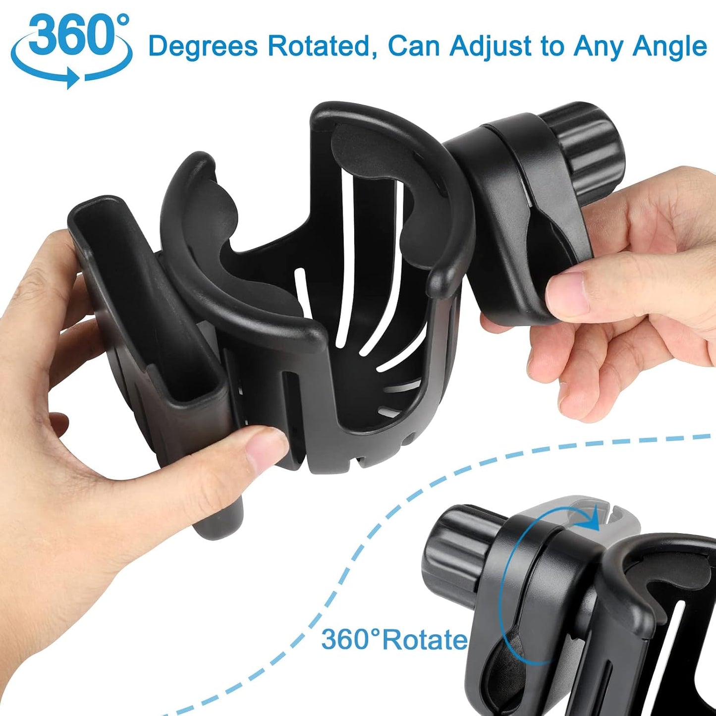 Universal 2-in-1 Cup Holder with Phone Holder