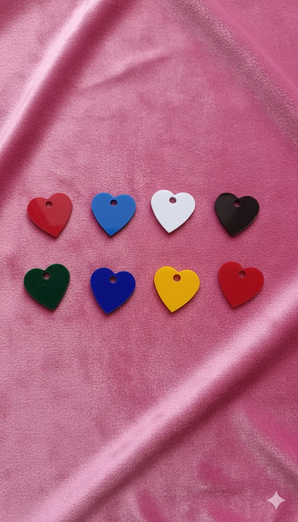 Antique Silver Red Heart Danglers