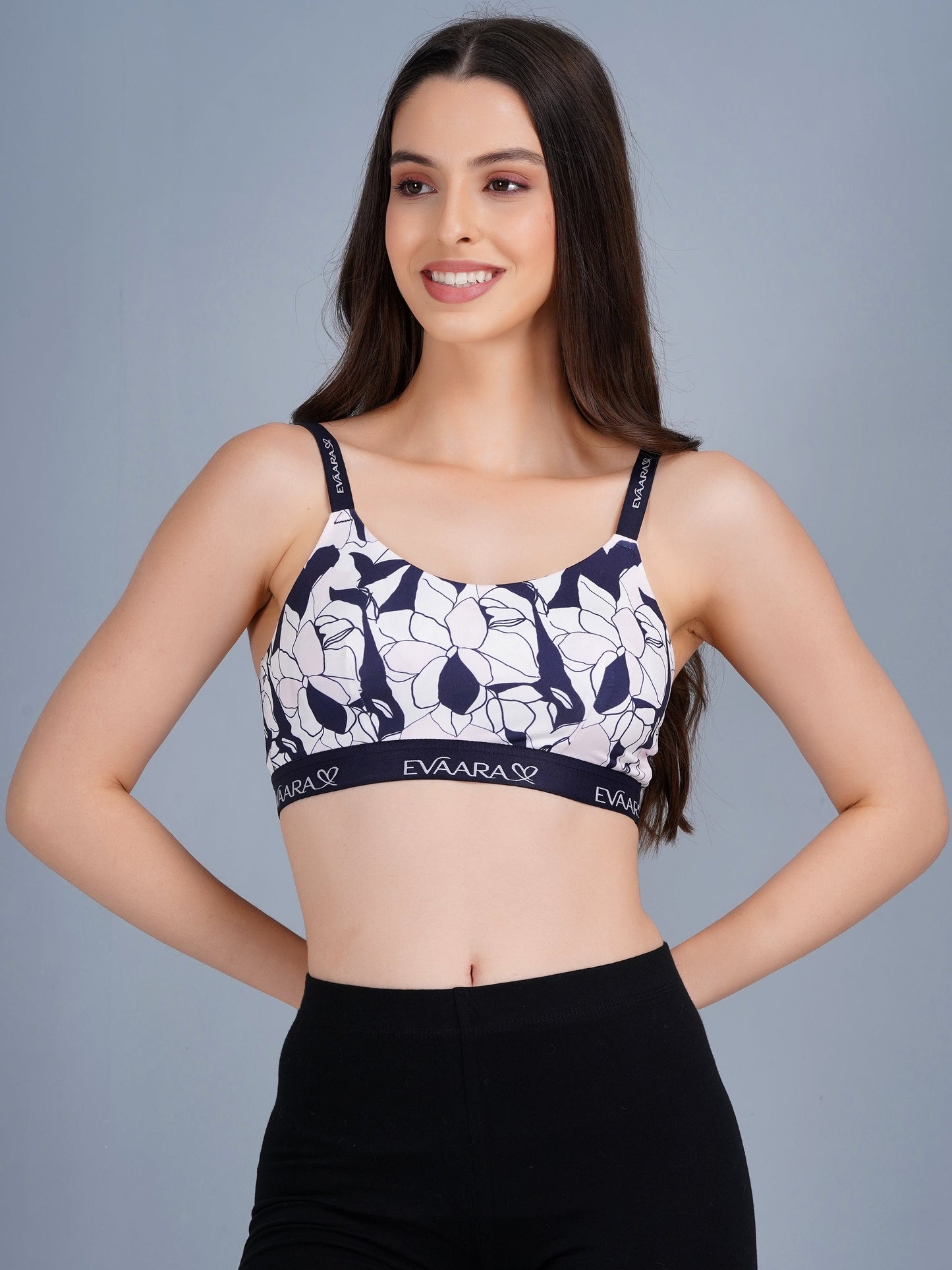 Geomatrical Digital Printed Sports Bra