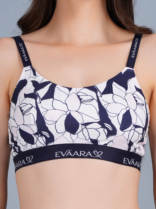 Geomatrical Digital Printed Sports Bra