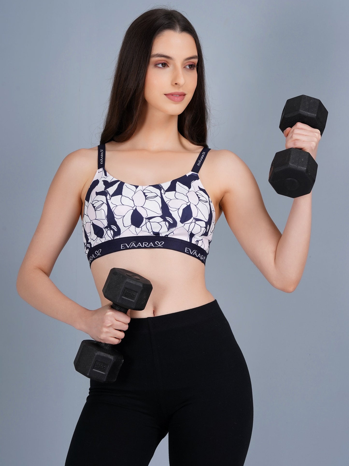 Geomatrical Digital Printed Sports Bra