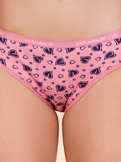 2 Pcs extra soft heart brief panty