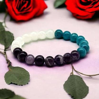 Unisex Anxiety Crystal Healing Bracelet