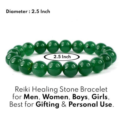Green Aventurine Bracelet 8 mm Beads Bracelet Round Shape for Reiki Healing