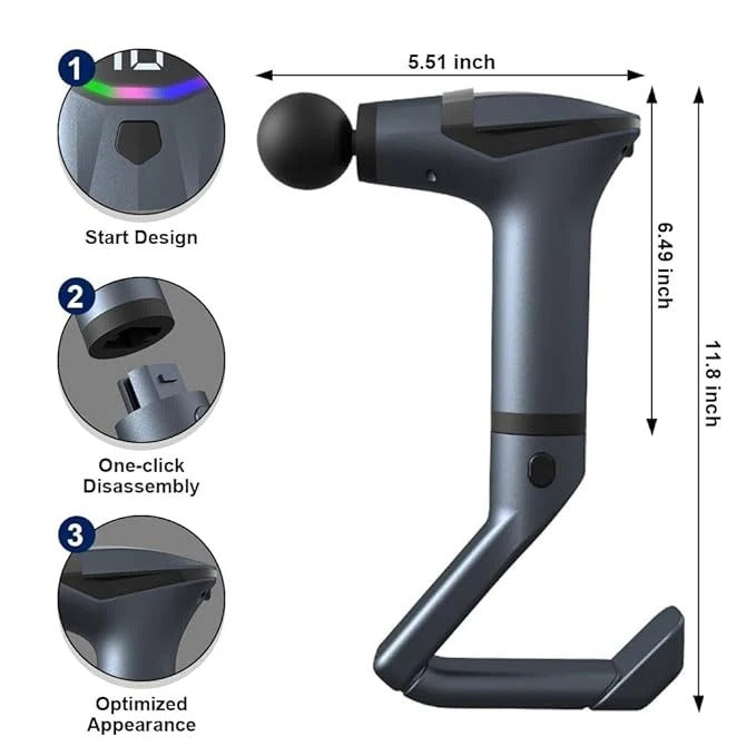 Premium Dual Handle Massage Gun