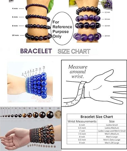 Black Obsidian, Citrine & Rose Quartz Cut Beads Stretchable Bracelet