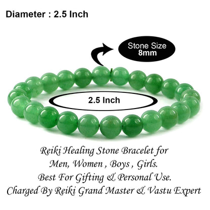 Green Onyx Bracelet Natural Crystal Stone Beads Bracelet