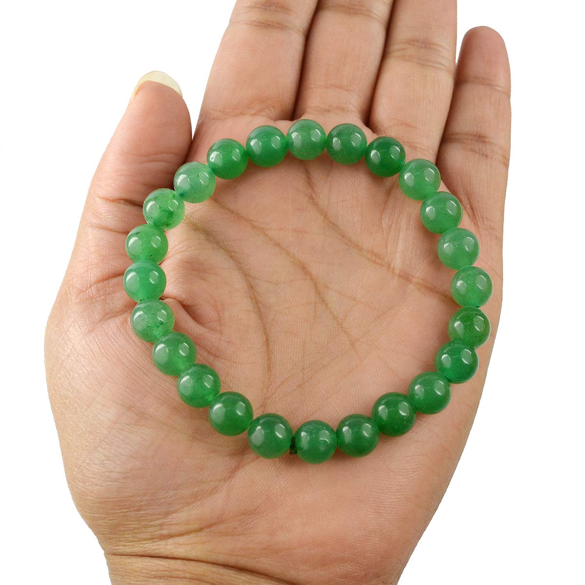 Green Onyx Bracelet Natural Crystal Stone Beads Bracelet