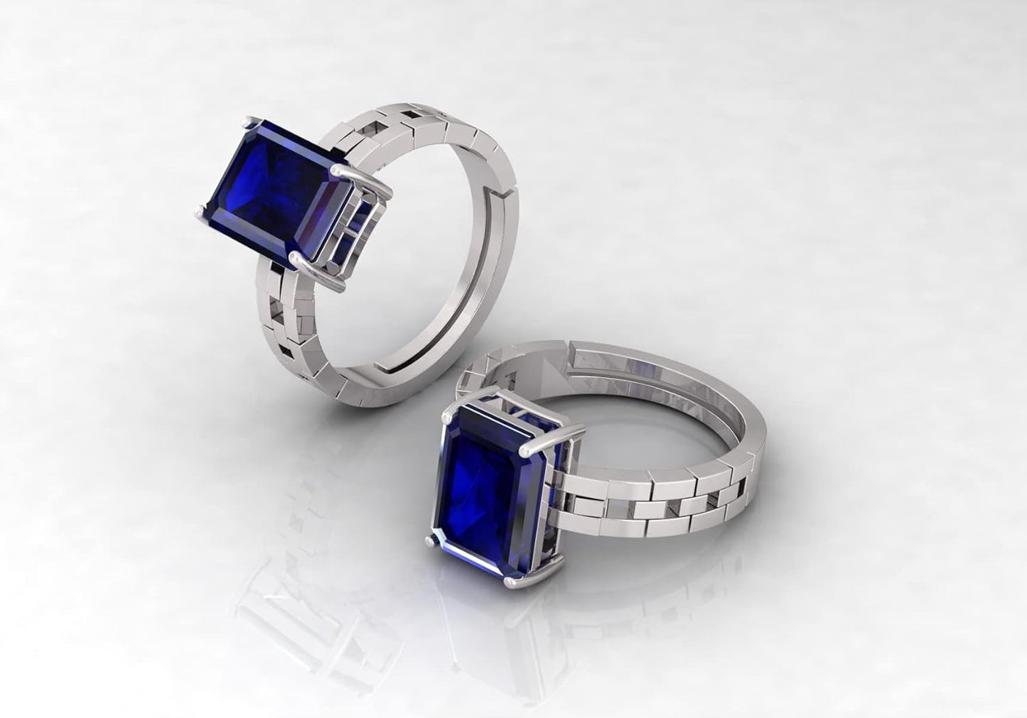 Blue Sapphire Neelam Gemstone Ring