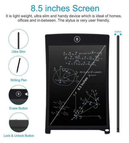Magic Practice Copybook and 8. 5 inch LCD E-Writer Electronic Writing Pad and water magic book combo