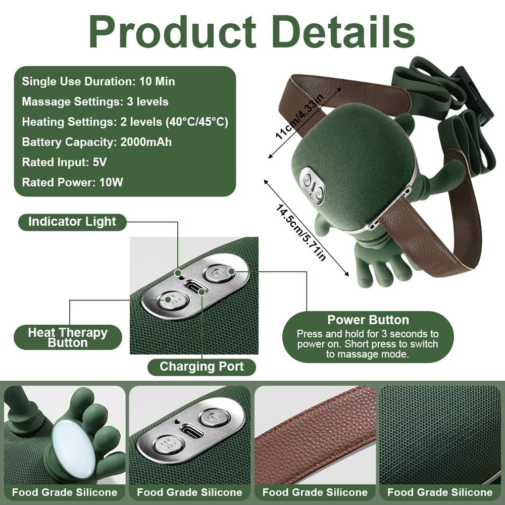 Neck & Shoulder Massager with Heating | Deep Tissue Pain Relief