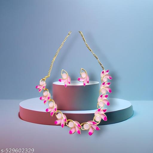 Pink jwellery set