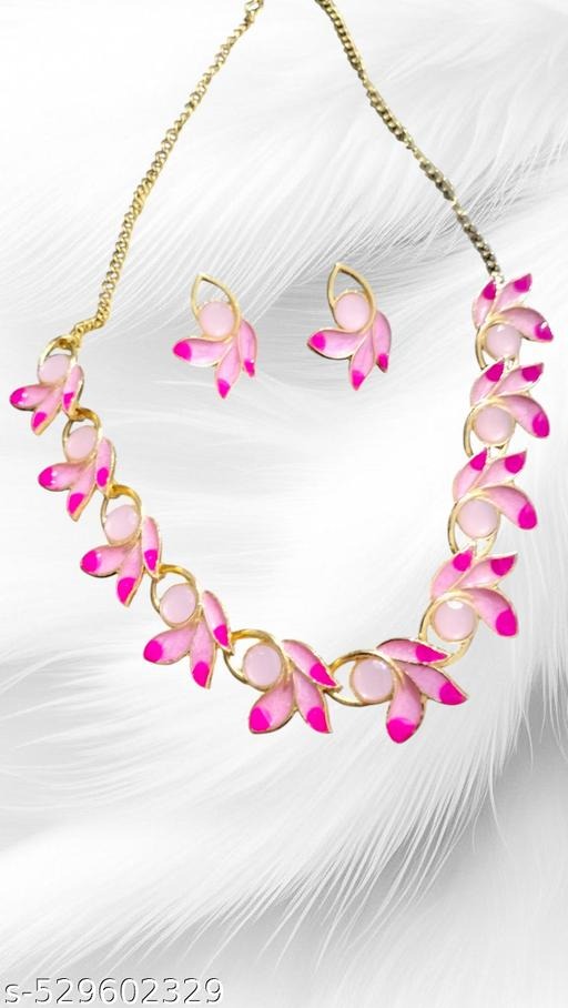 Pink jwellery set