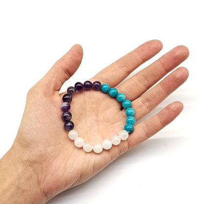 Unisex Anxiety Crystal Healing Bracelet