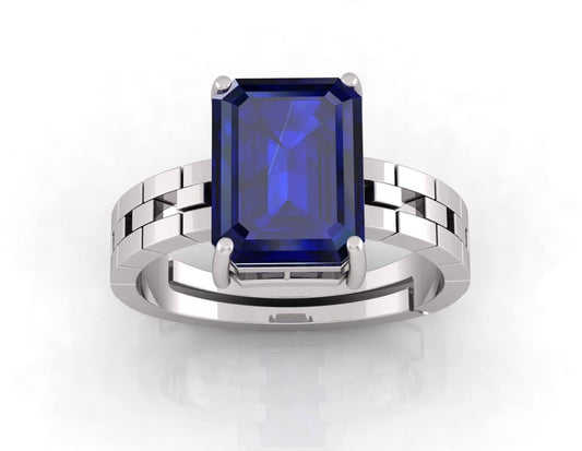 Blue Sapphire Neelam Gemstone Ring