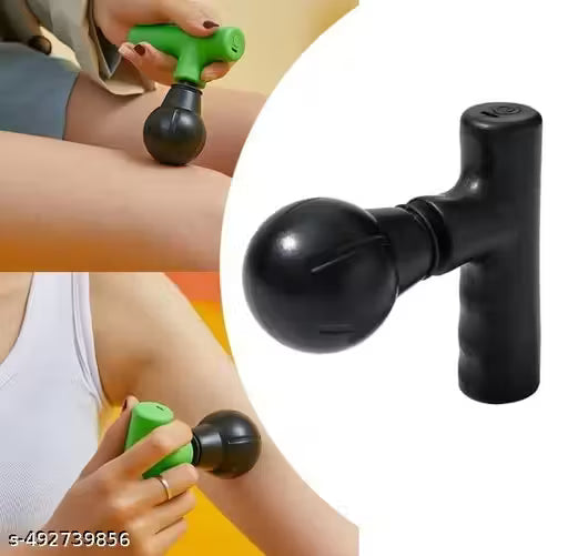 TFG Mini Massage Gun Deep Tissue Massager for Pain Relief Sore Muscle and Stiffness Massager  (Black)