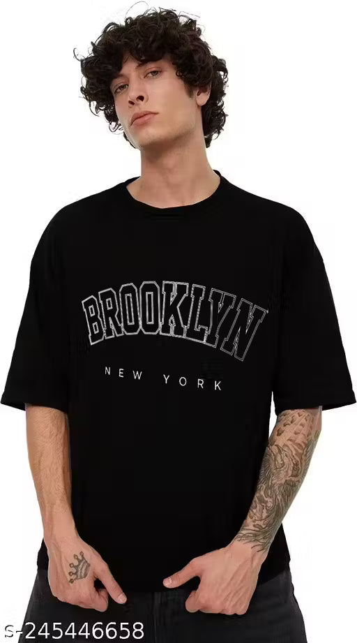 Boys -Adult Round Neck Relaxed Oversize Tshirt